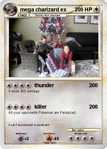 Pokemon mega charizard ex