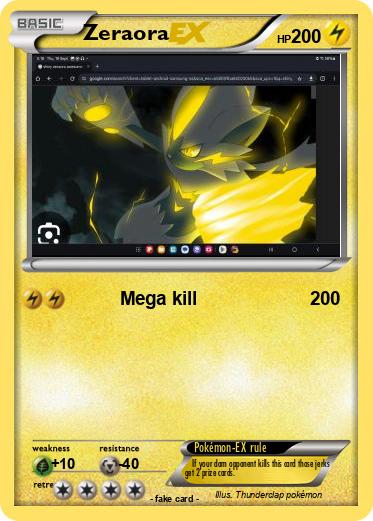 Pokemon Zeraora