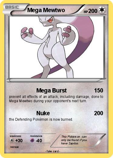 Pokemon Mega Mewtwo