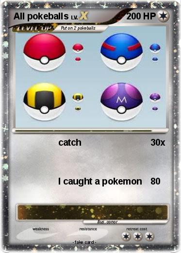 Pokemon All pokeballs