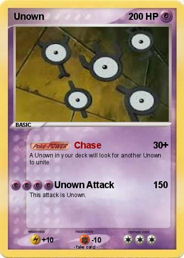 Pokemon Unown
