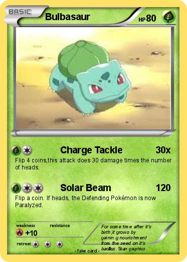 Pokemon Bulbasaur