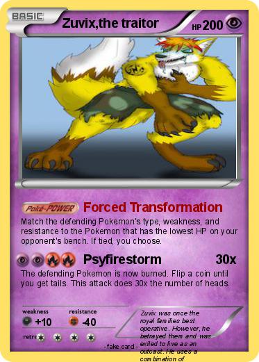 Pokemon Zuvix,the traitor