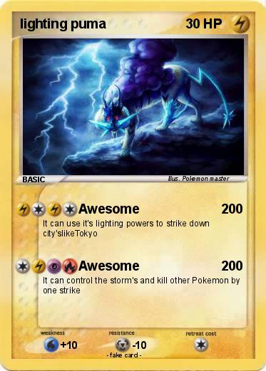 Pokemon lighting puma