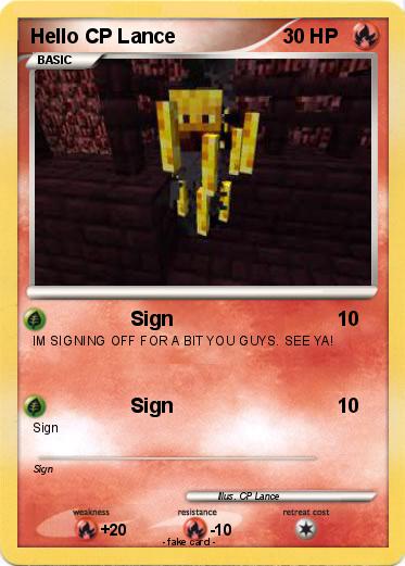 Pokemon Hello CP Lance