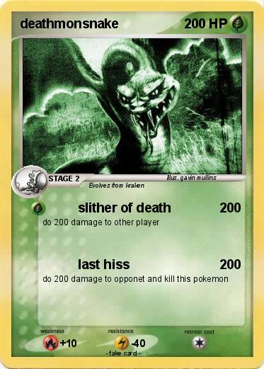 Pokemon deathmonsnake