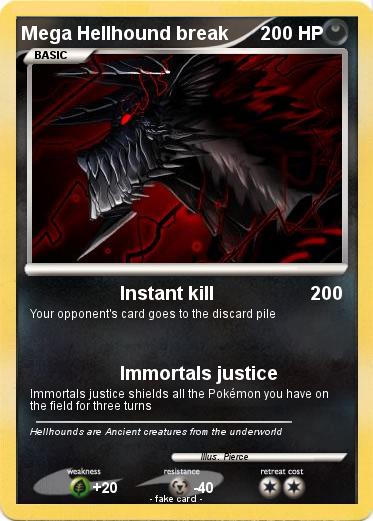 Pokemon Mega Hellhound break