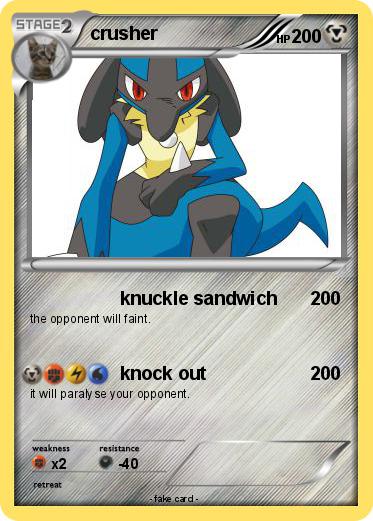 Pokemon crusher