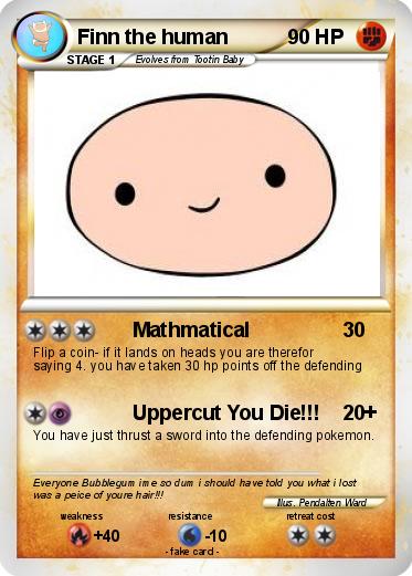 Pokemon Finn the human