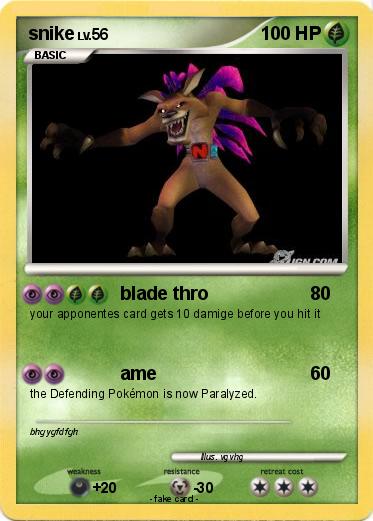 Pokemon snike
