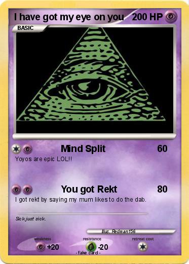Pokemon I have got my eye on you