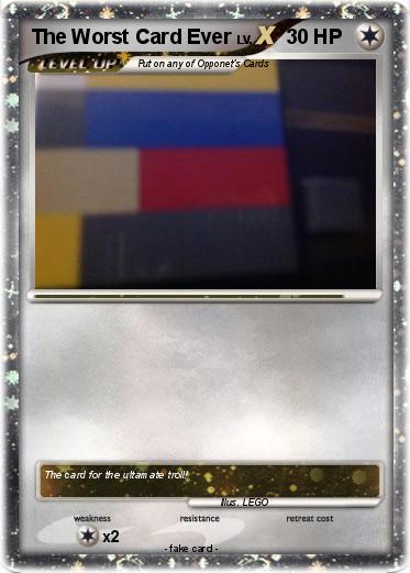 Pokemon The Worst Card Ever