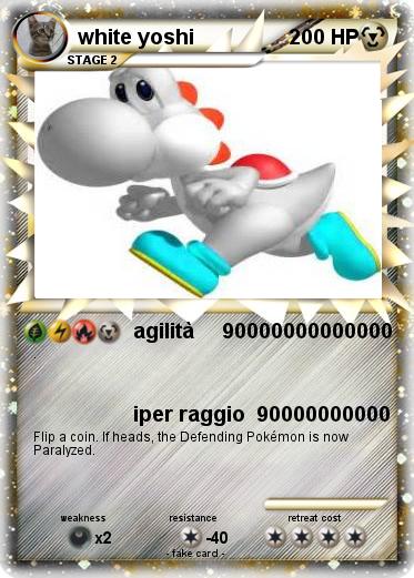 Pokemon white yoshi
