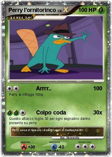 Pokemon Perry l'ornitorinco