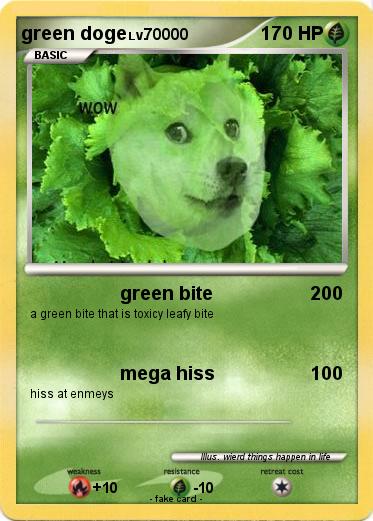 Pokemon green doge