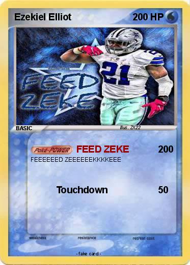 Pokemon Ezekiel Elliot