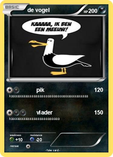 Pokemon de vogel
