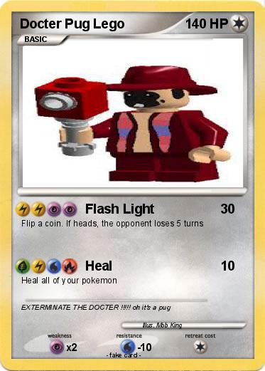 Pokemon Docter Pug Lego