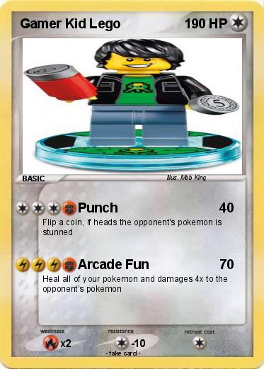 Pokemon Gamer Kid Lego