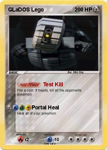Pokemon GLaDOS Lego