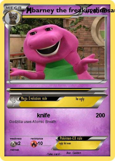 Pokemon barney the freakin dinosaur