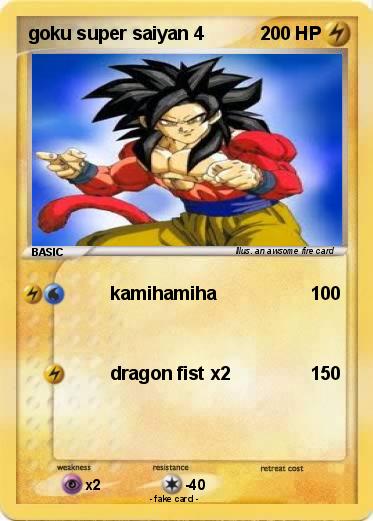 Pokemon goku super saiyan 4