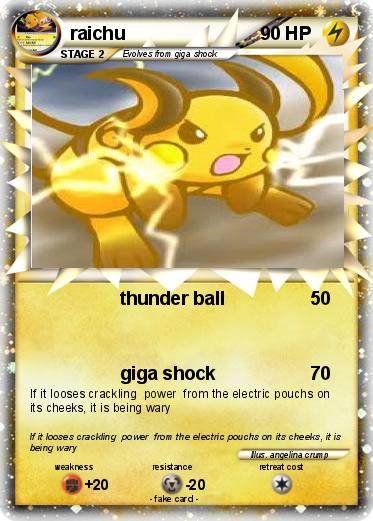Pokemon raichu