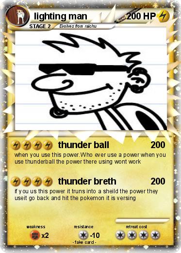 Pokemon lighting man