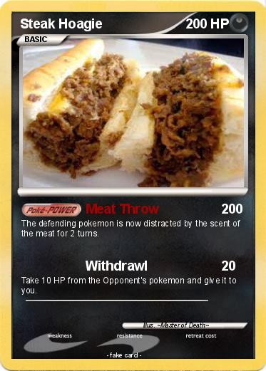 Pokemon Steak Hoagie