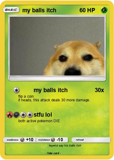 Pokemon my balls itch
