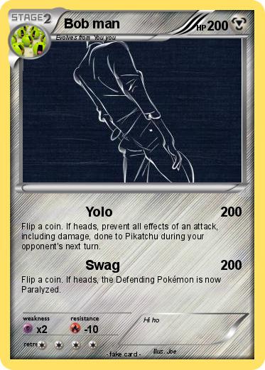 Pokemon Bob man