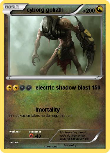 Pokemon cyborg goliath