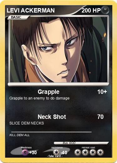 Pokemon LEVI ACKERMAN
