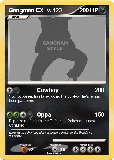 Pokemon Gangman EX lv. 123