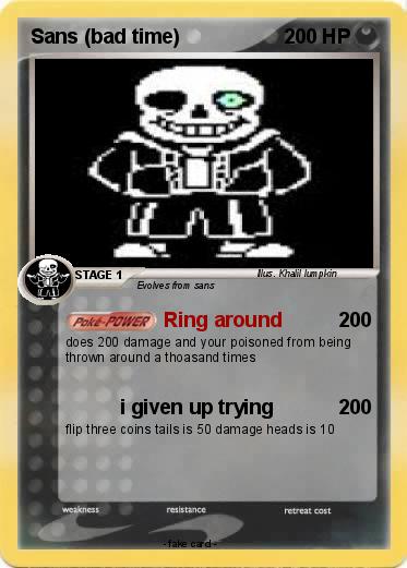 Pokemon Sans (bad time)