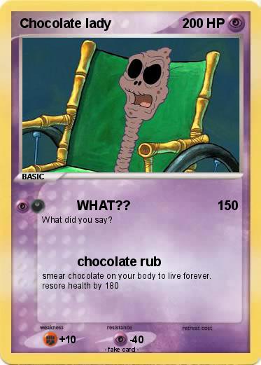Pokemon Chocolate lady
