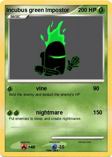 Pokemon Incubus green Impostor