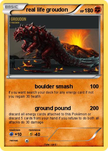 Pokemon real life groudon