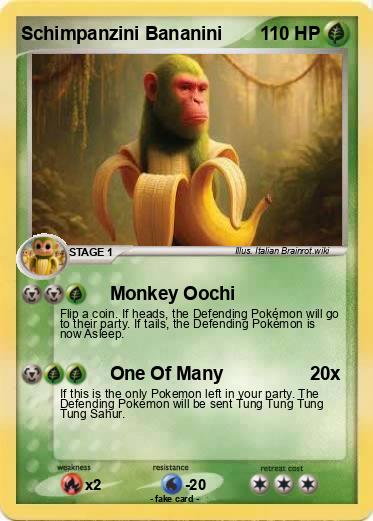 Pokemon Schimpanzini Bananini