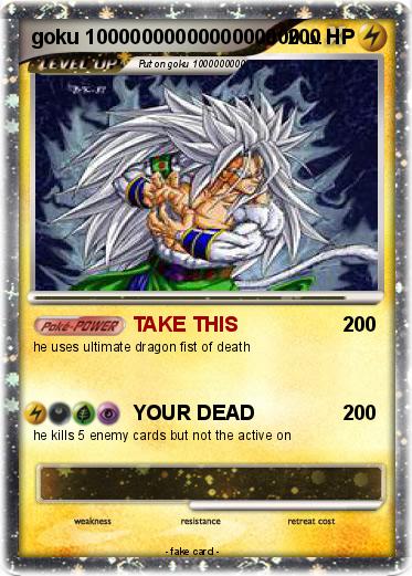 Pokemon goku 1000000000000000000