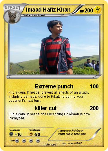 Pokemon Imaad Hafiz Khan