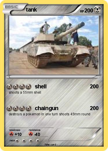 Pokemon tank