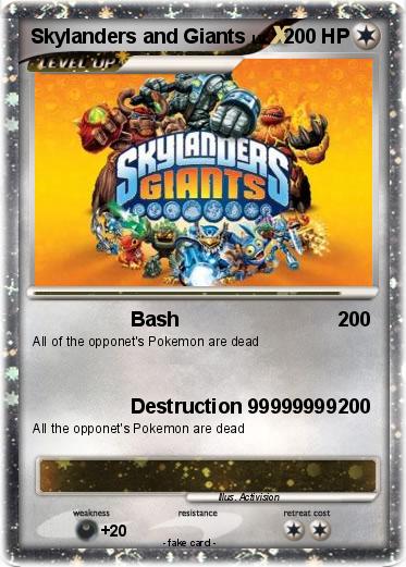 Pokemon Skylanders and Giants