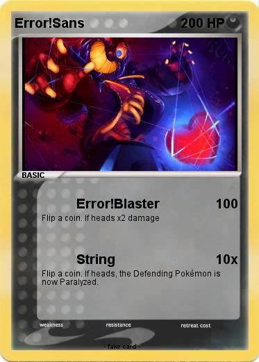 Pokemon Error!Sans