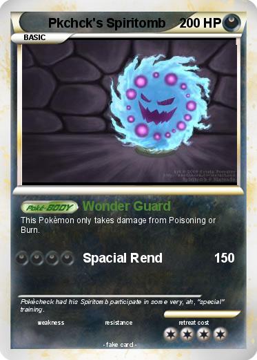 Pokemon Pkchck's Spiritomb