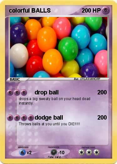 Pokemon colorful BALLS