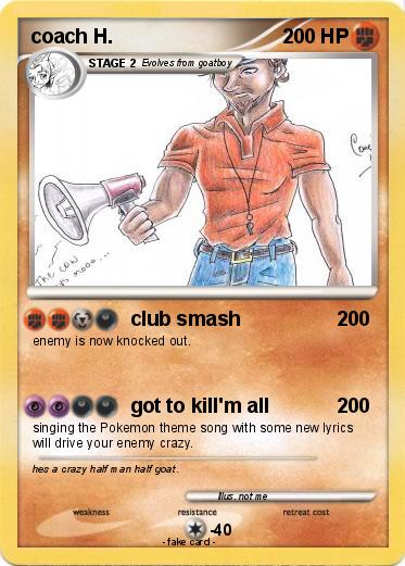 Pokemon coach H.