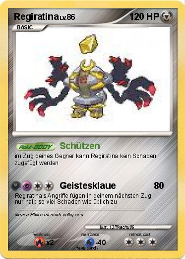 Pokemon Regiratina