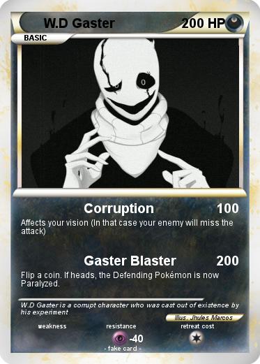 Pokemon W.D Gaster