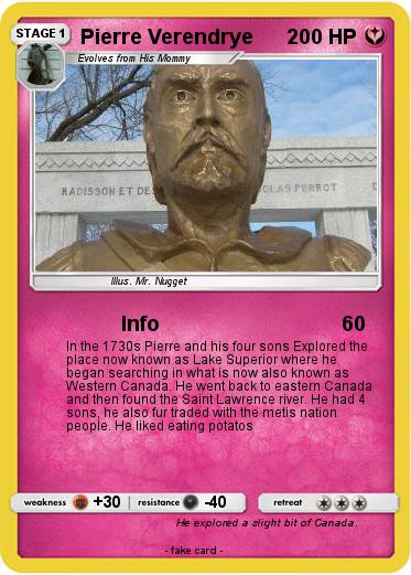 Pokemon Pierre Verendrye